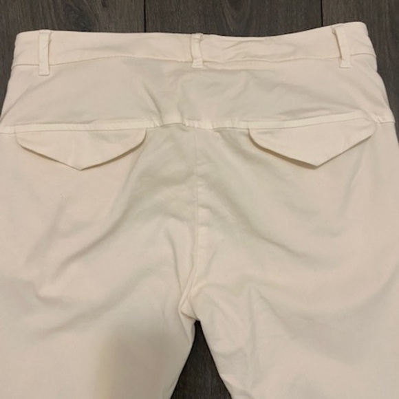 Nili Lotan Tel Aviv Slim Leg Cropped Cream Pants Size 0 - Picture 7 of 10
